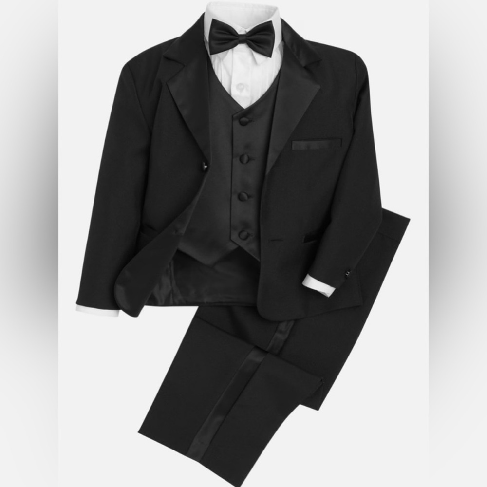 Tuxedo 5pc Black Toddler set.